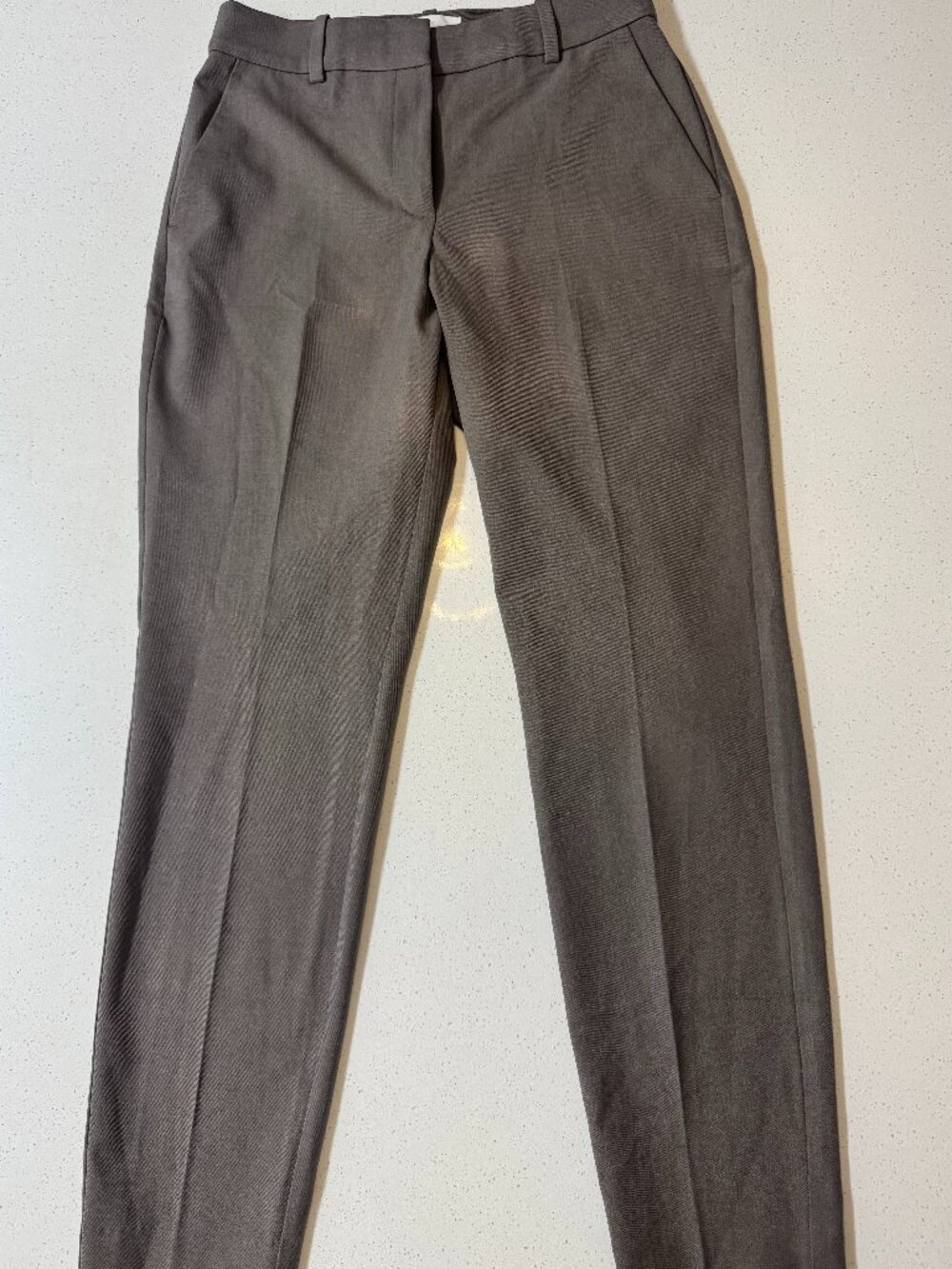 H&M Light Stone Grey Straight Leg Dress Pants